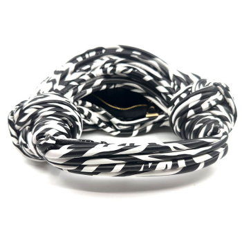 Tote Calypso Black&White, Knoten, offen liegend